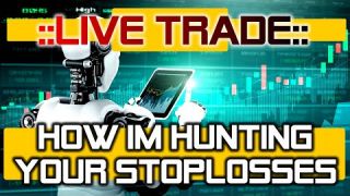 LIVE TRADE + How I Hunt Stoplosses - Trading Supply and Demand